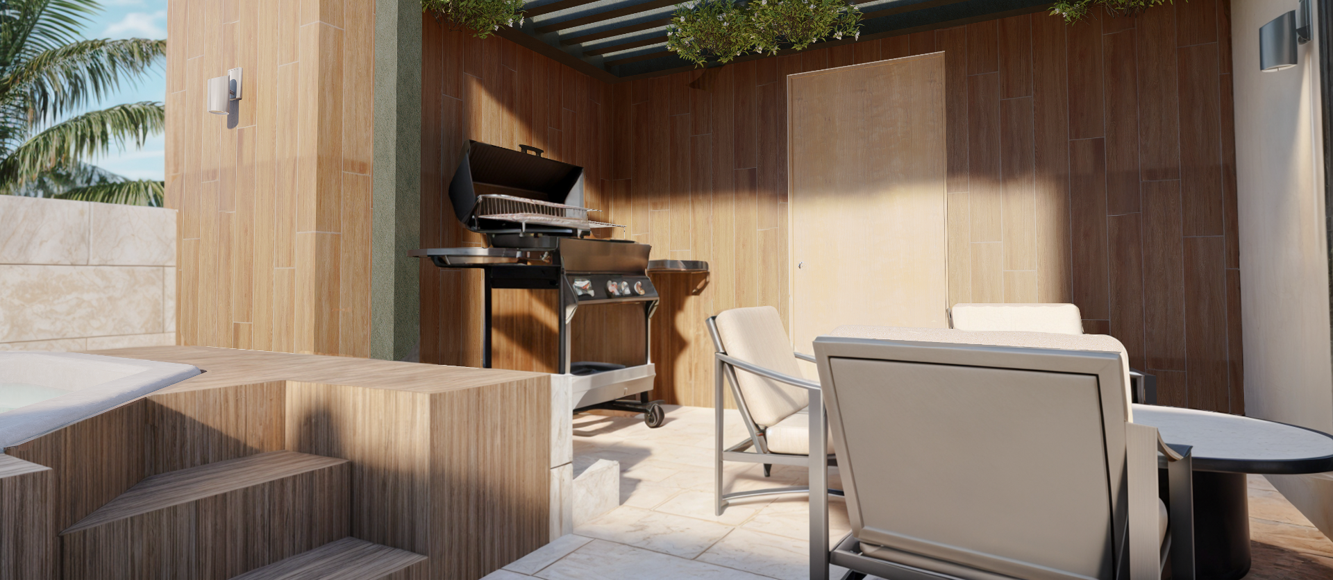 One Bedroom Dulpex With Private Patio And Terrace Ideal - Image 3