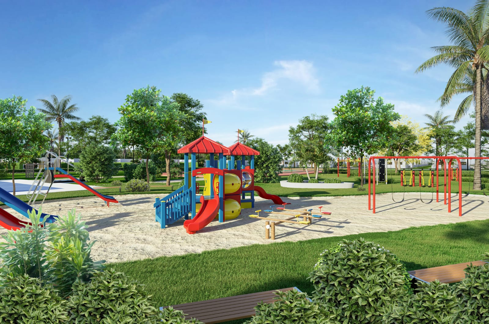 Three Bedroom Houses With Garden Semi Olympic Pool Sports Fields - Image 2