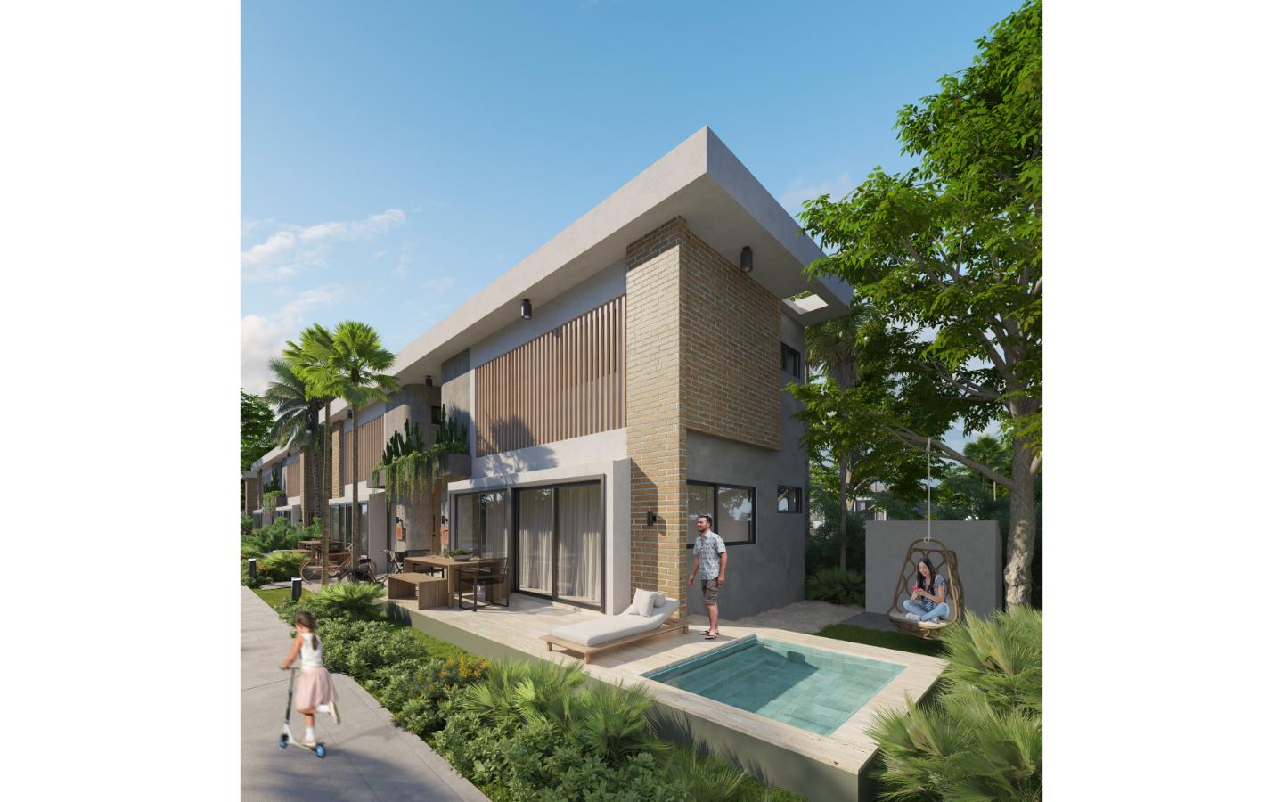 Id-2675 Three Bedroom Townhouse For Sale In Punta Cana - Image 3