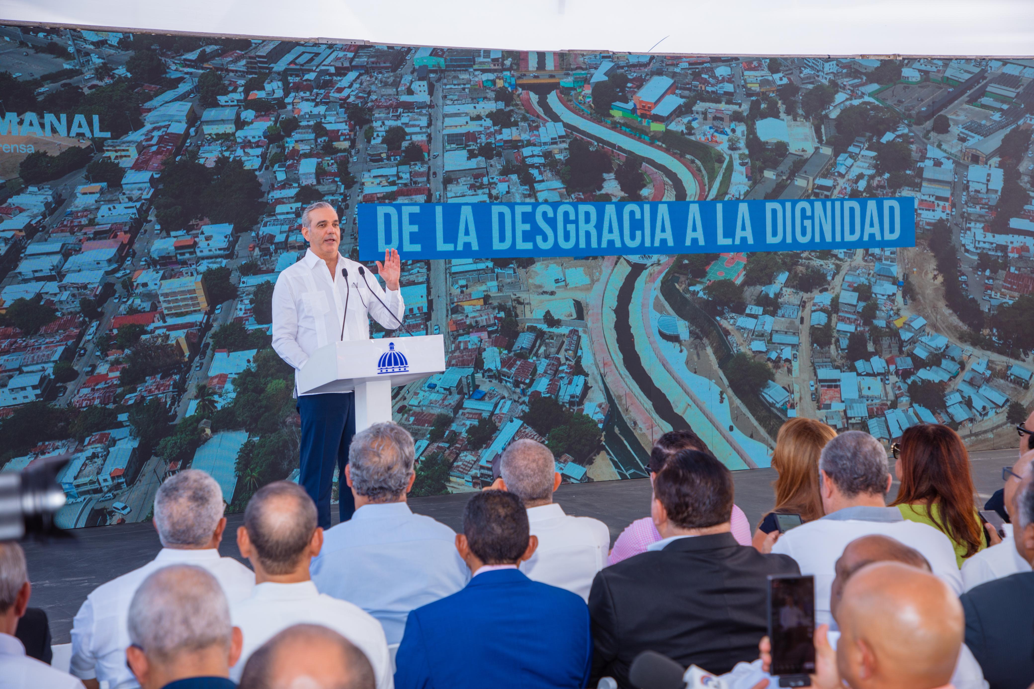 Dominican President Details Progress on Major Gurabo Stream Cleanup
