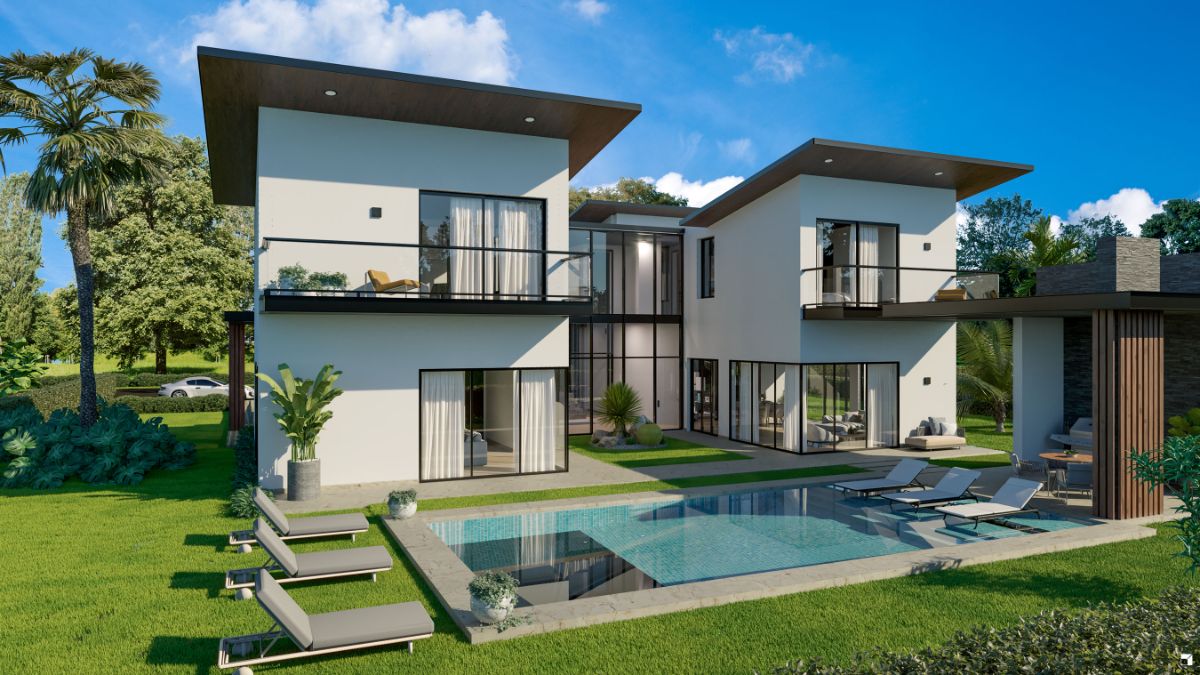 Modern 5-Bedroom Luxury Villa Under Construction in Exclusive Caletón Residences, Cap Cana - Image 1